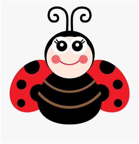 Cartoon Lady Bug Face Clip Art Library