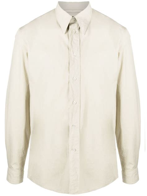 Lemaire Straight Point Collar Shirt Farfetch