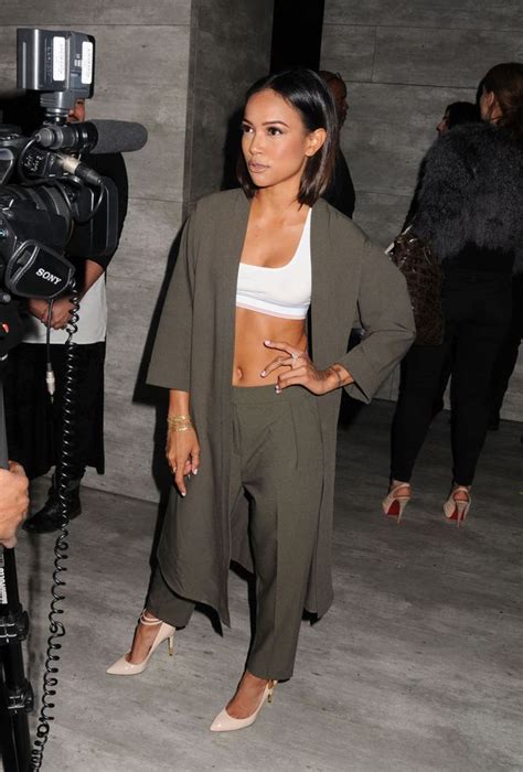 Karrueche Tran Looks Ab Fab As She Shows Off Her Toned Tum In Crop Top