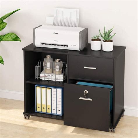 Hanging File Folder Homcom Rolling File Cabinet With 2 Drawers Home
