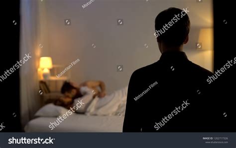husband catching his wife cheating lover foto stock 1202717326 shutterstock