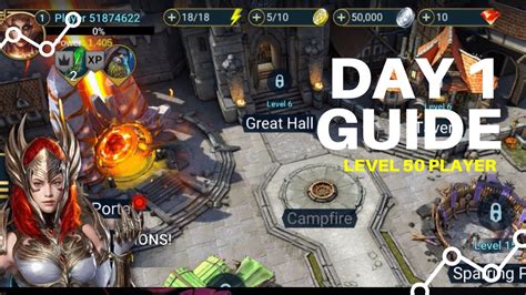 Raid Shadow Legends Gameplay Day 1 Intro Guide Beginner Tips And