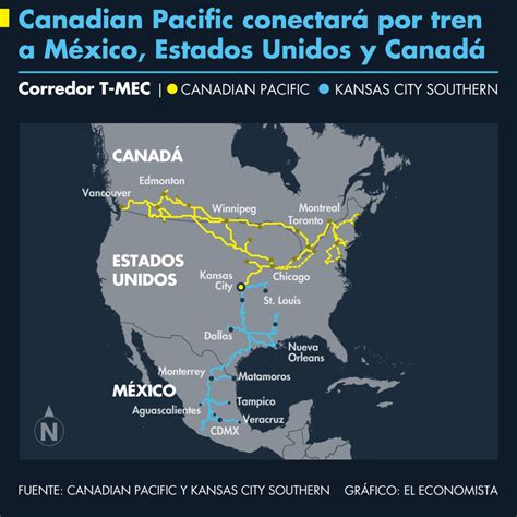 Canadian Pacific Conectar Por Tren A M Xico Estados Unidos Y Canad Miradoreconomico Com
