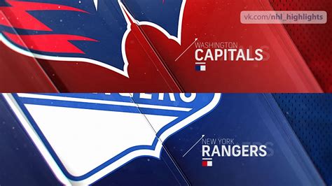 Washington Capitals Vs New York Rangers Nov 20 2019 Highlights Hd