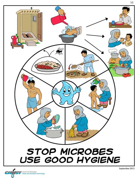 Good personal hygiene is important for both health and social reasons. Poster "Stop microbes - use good hygiene" | Poster about ...