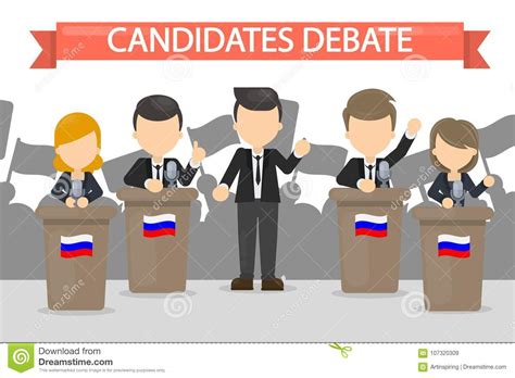 Candidates Debates Stock Illustrations - 87 Candidates 