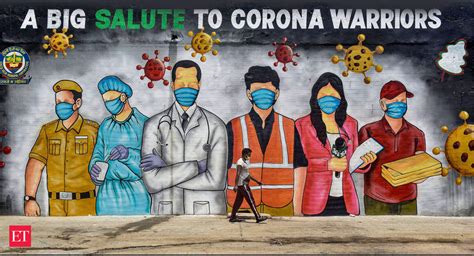 Corona Awareness Art Displayed In Chennai Coronavirus Pandemic