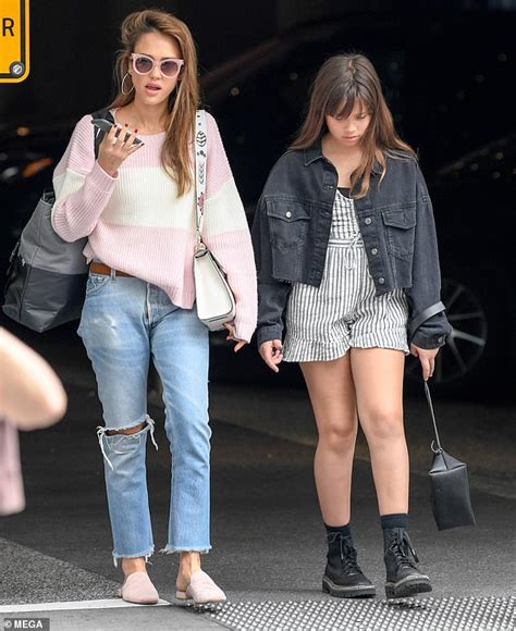 Jessica Alba And Her Mini Me Daughter Honor Are Spitting Image Of Each Other
