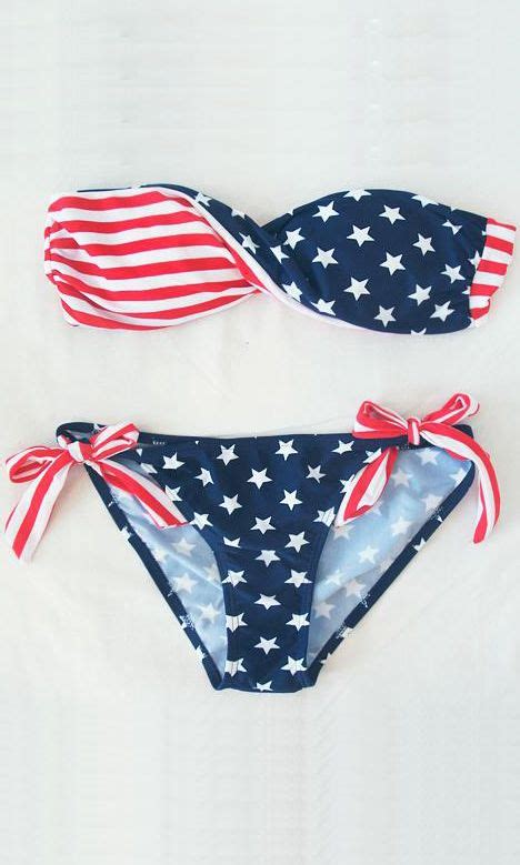 American Flag Bikini American Flag Swimwear American Flag Bikini American Flag Swimsuit