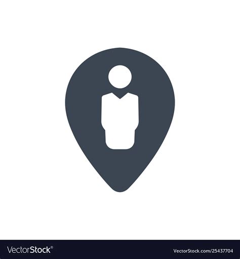Business Position Icon Royalty Free Vector Image