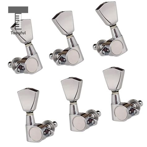 Tooyful Chrome 3r3l Machine Heads String Tuning Peg Tuners For Acoustic