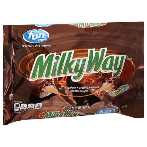 Milk Chocolate Fun Size Candy Bar Milky Way 107 Oz Delivery