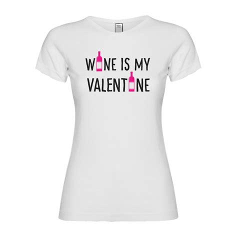 T Shirt Valentine Wine