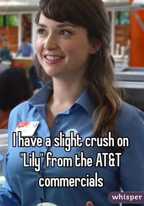 I Have A Slight Crush On Lily From The Atandt Commercials