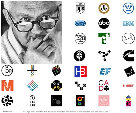 Paul Rand Was A Well Known American Graphic Designer Best Known For