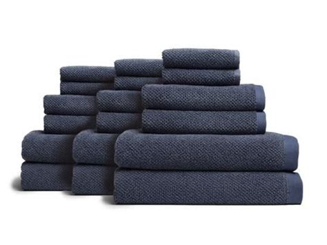 The bath towel, hand towel, and washcloth. Heathered Supreme Towel Bundle | Blue bath towels, Towel ...