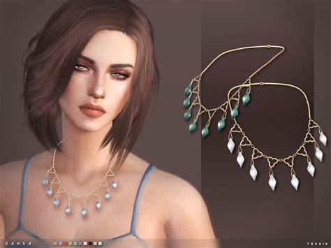 Sims 4 Ccs The Best Sansa Necklace By Toksik