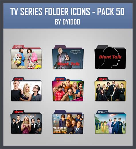 Tv Series Folder Icons Pack 50 By Dyiddo On Deviantart