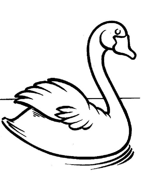 Swan Coloring Pages Best Coloring Pages For Kids