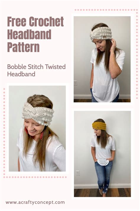 Crochet Headband Pattern Free Crochet Twist Easy Crochet Patterns Free Crochet Patterns For