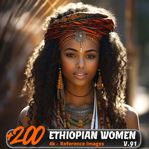 Artstation Ethiopian Women Vol 91 4k Reference Image