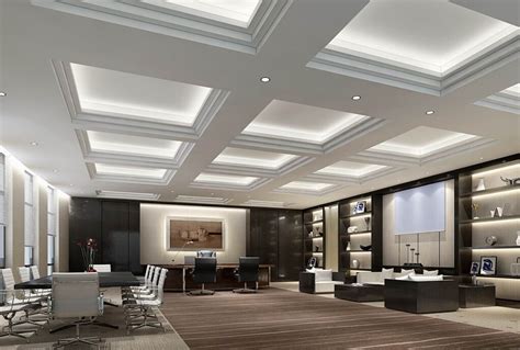 Ceo Office Ceiling Minimalist Style Office Ceiling Recessed Lighting