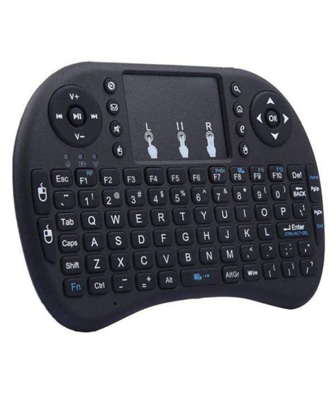Jokin Mini Wireless Keyboard With Touch Pad Black Wireless Desktop