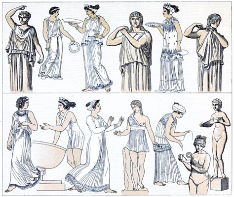greece women s costumes the chiton strophion make up ancient greek clothing greece women