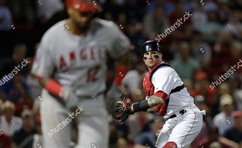 Boston Red Sox Catcher Christian Vazquez Editorial Stock Photo Stock