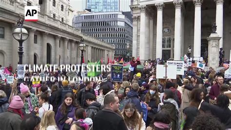 Climate Activists Gather To March Through London
