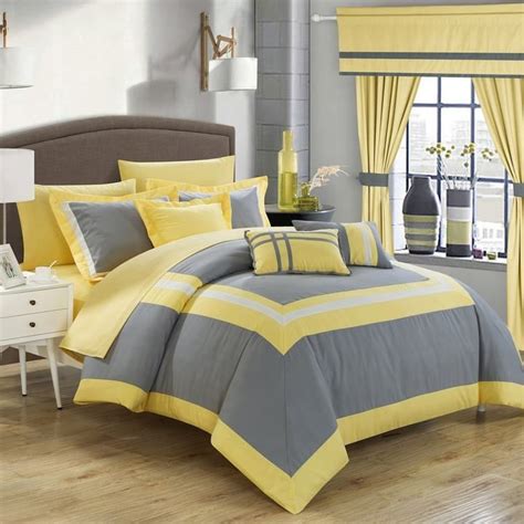 Proudly made in our usa, the chic home 10 piece hannah pinch pleated is a great option for anyone who wants to give a complete make over to their. Chic Home Ritz 20-piece Bedding Set | Comforter sets ...