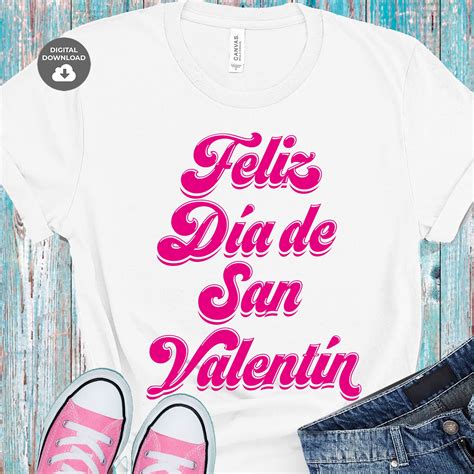 Feliz Dia De San Valentin Svg Valentine Day Svg Spanish Etsy