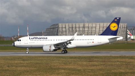 Airbus A320 214sl Lufthansa Sharklets D Avvh D Aiun Msn 6549 Landing