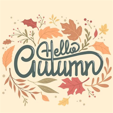 Premium Vector Hand Drawn Autumn Background