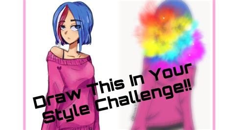 Draw This In Your Style Challenge First Video Youtube