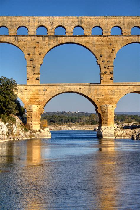 The Pont Du Gard Aqueduct Bridge Masterpiece Of Ancient Building