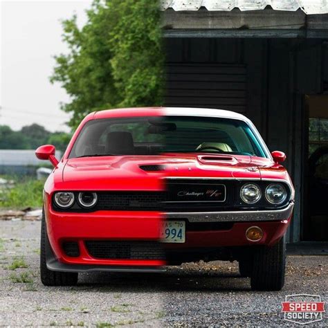 In the 1970's version of the challenger. Meet the new boss, same as the old boss. 2016 Hellcat ...