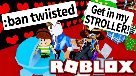 Getting Banned With The Stroller Trolling Gone Wrong Roblox