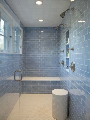 The impeccable quality of these blue subway tile bathroom will ensure that your house remains modern for a very long time. Sky Blue Glass Subway Tile | Blue shower tile, Subway tile ...