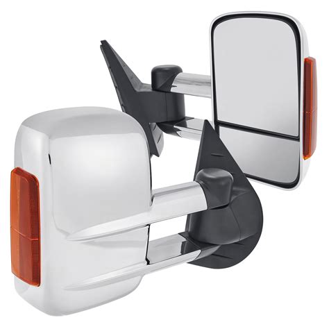 Torxe™ 99 1001102 Driver And Passenger Side Manual Towing Mirrors Non Heated Foldaway