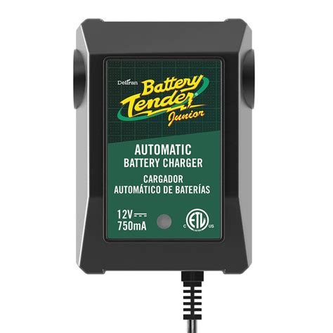 Automatically switches to float / maintenance voltage after fully charging the battery if the battery voltage drops too far under load, full charger output power resumes Battery Tender 12-Volt 750mA Battery Tender Junior-021-0123 - The Home Depot