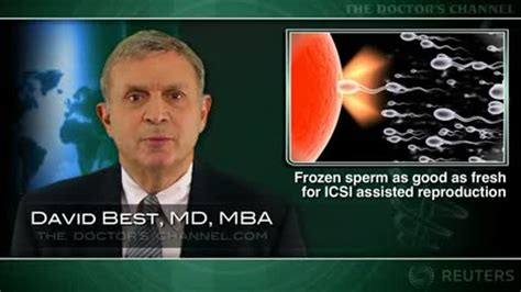 Frozen Sperm As Good As Fresh For Icsi Assisted Reproduction The