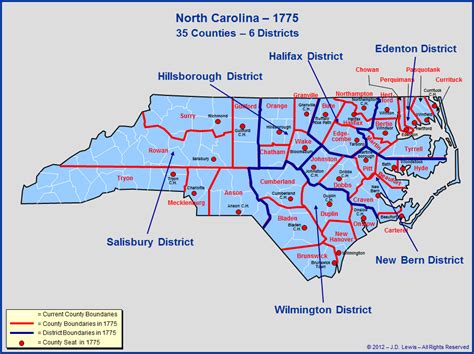 The American Revolution In North Carolina The Counties 1775 To 1777