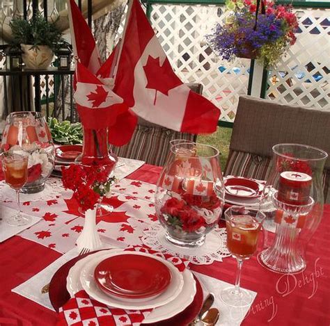 Defining decor offers a wide variety of decorating services including: 50 Canada Day Table Decorations, Centerpieces and Summer ...