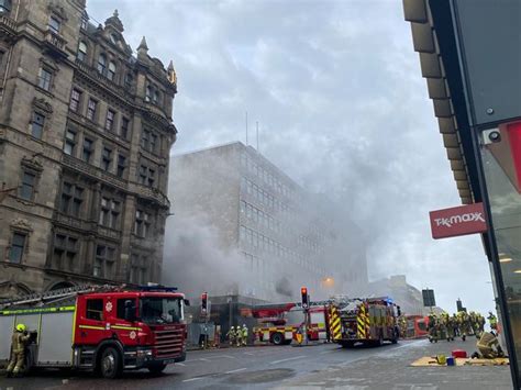 Fife Firefighter Dies Following Huge Blaze At Jenners Building In