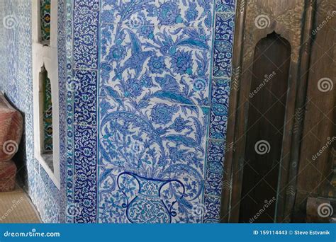 Iznik Mosaic Tiles In The Harem In Topkapi Palace Editorial Stock Photo