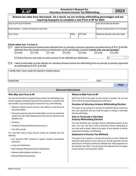 2023 Az A4 Form Printable Forms Free Online