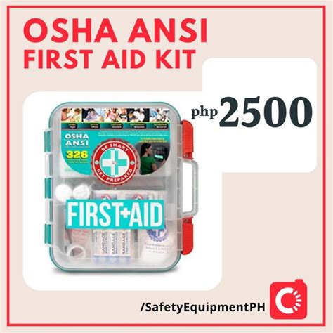 Osha Ansi First Aid Kit Health And Nutrition Medical Supplies And Tools