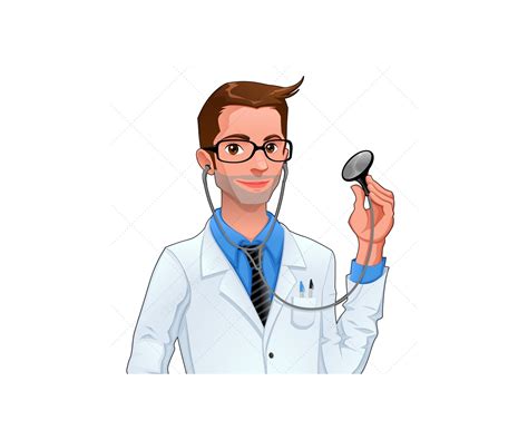 Doctor Vector Characters Man And Woman Medical Man Vector Cartoon