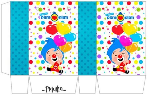 El Payaso Plin Plin Para Colorear Imprimibles Gratis Cumpleaños Kit
